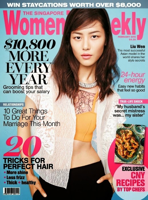 Wen Liu - Women's Weekly Magazine, Singapore, February 2015 1